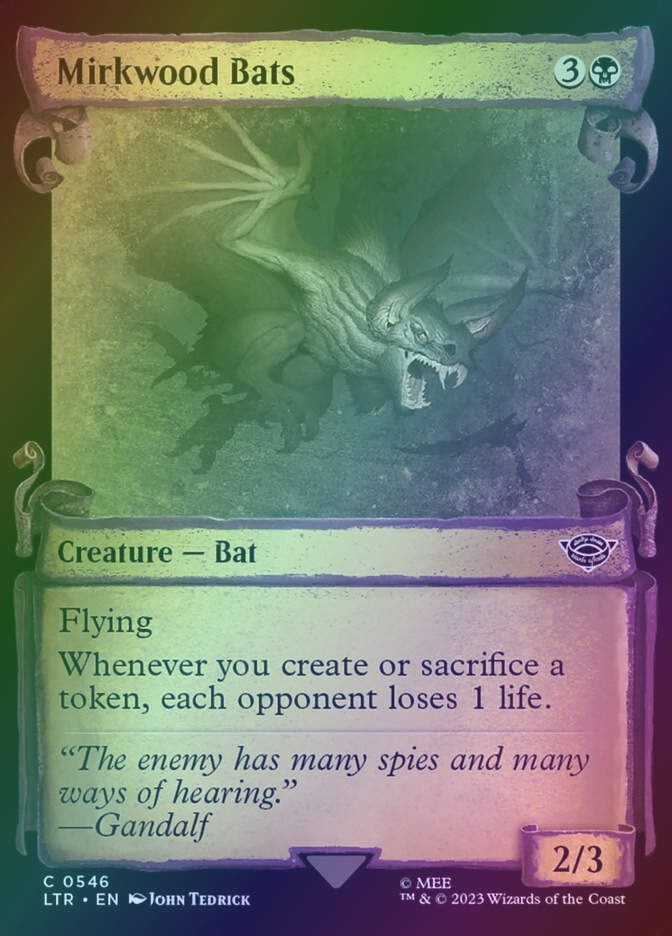 Mirkwood Bats (LTR) (546) / Showcase / Foil