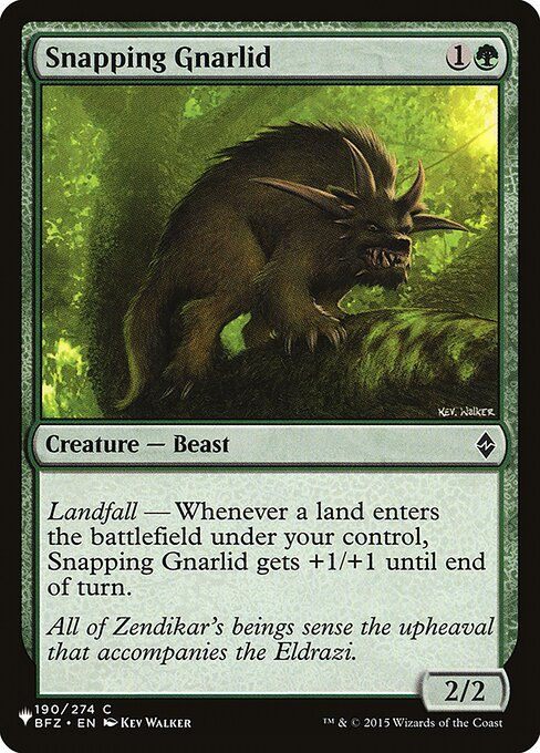 Snapping Gnarlid (PLST) (BFZ-190)