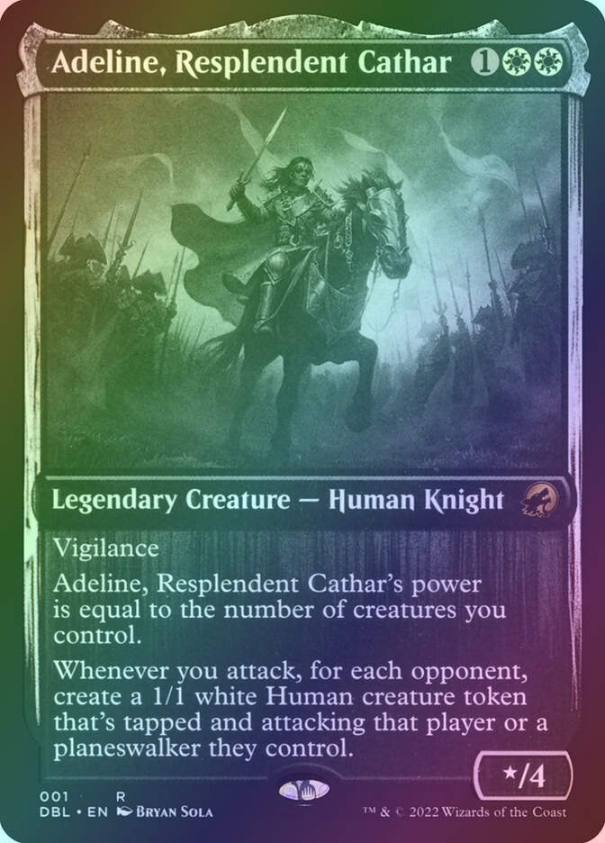 Adeline, Resplendent Cathar (DBL) (1) / Foil