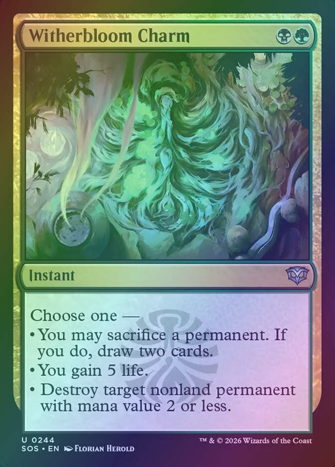 Witherbloom Charm (SOS) (244) / Foil