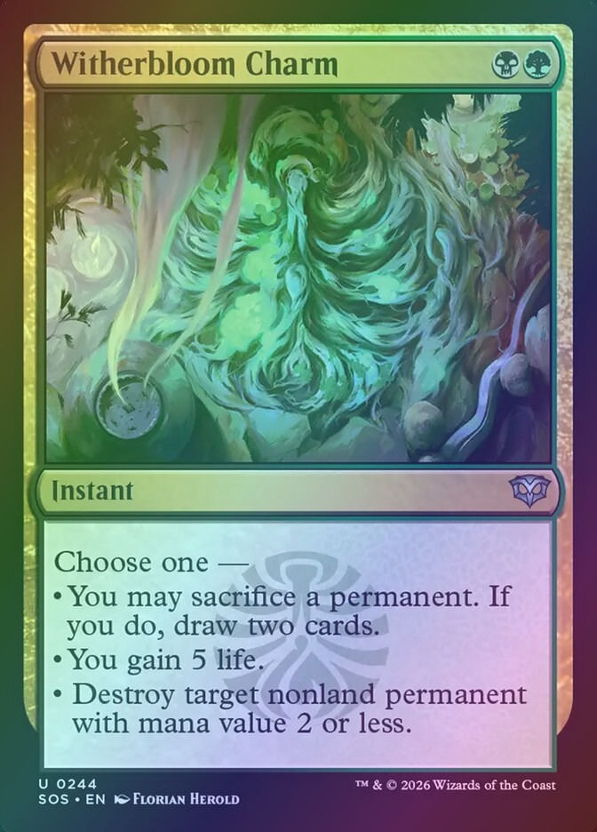 Witherbloom Charm (SOS) (244) / Foil