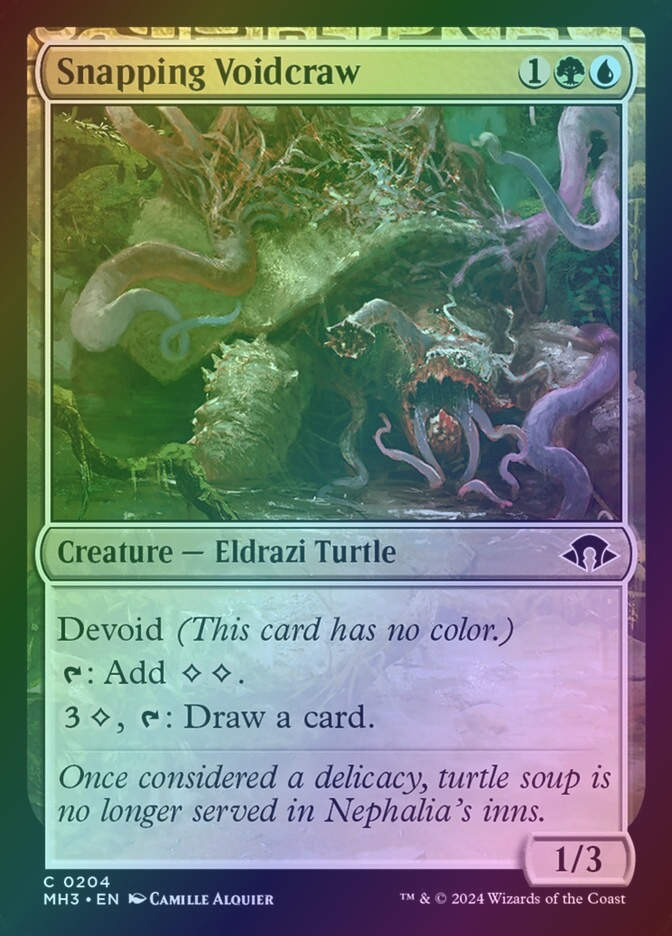 Snapping Voidcraw (MH3) (204) / Foil