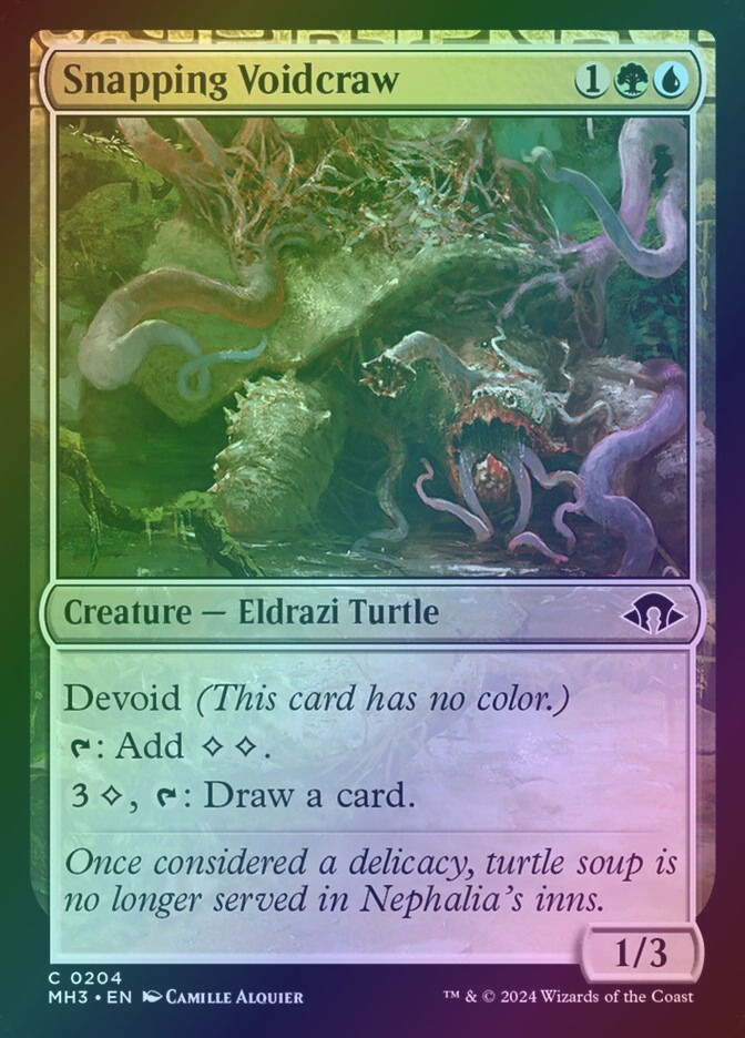 Snapping Voidcraw (MH3) (204) / Foil