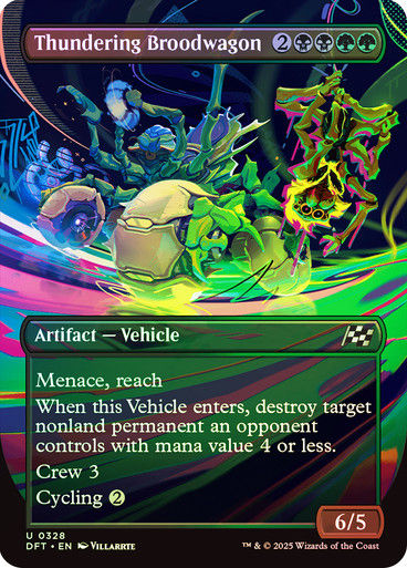 Thundering Broodwagon (DFT) (328) / Foil / Borderless