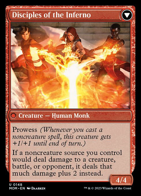 Invasion of Regatha // Disciples of the Inferno (mom) — cara 2 de 2