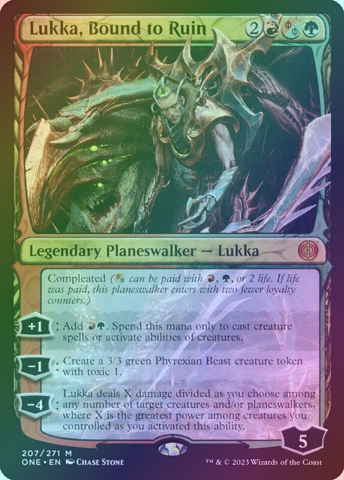 Lukka, Bound to Ruin (ONE) (207) / Foil