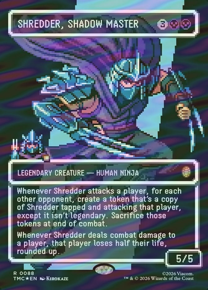 Shredder, Shadow Master (TMC) (88) / Borderless / Surge Foil