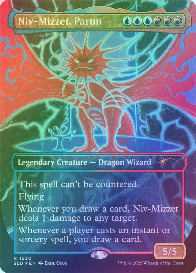 Niv-Mizzet, Parun (SLD) (1530) / Borderless / Foil