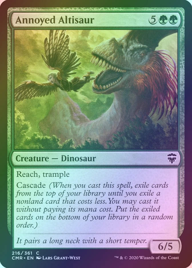 Annoyed Altisaur (CMR) (216) / Foil