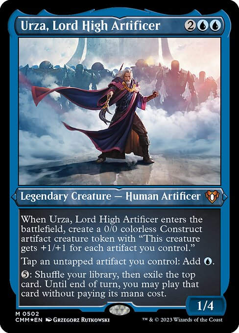 Urza, Lord High Artificer (cmm) / Foil Etched