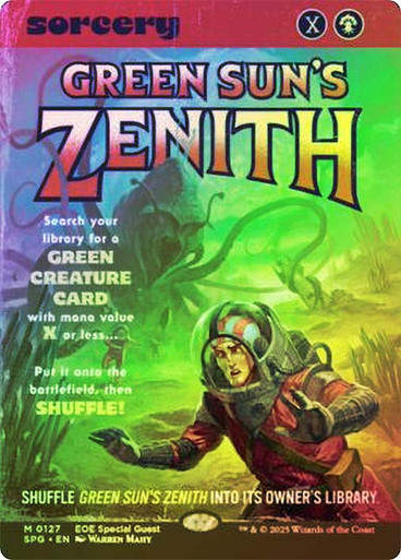 Green Sun's Zenith (SPG) (127) / Borderless / Foil