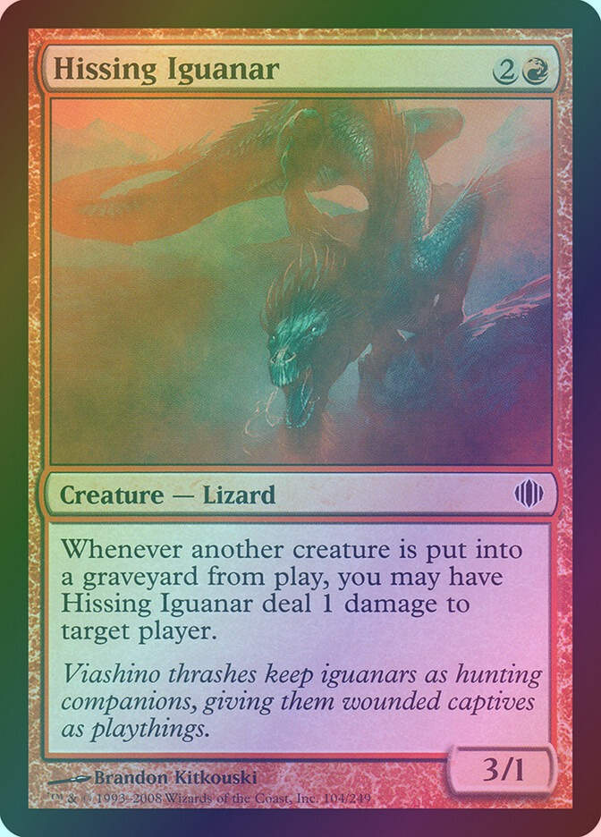 Hissing Iguanar (ALA) (104) / Foil