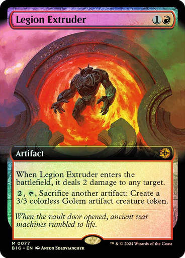 Legion Extruder (BIG) (77) / Extended Art / Foil