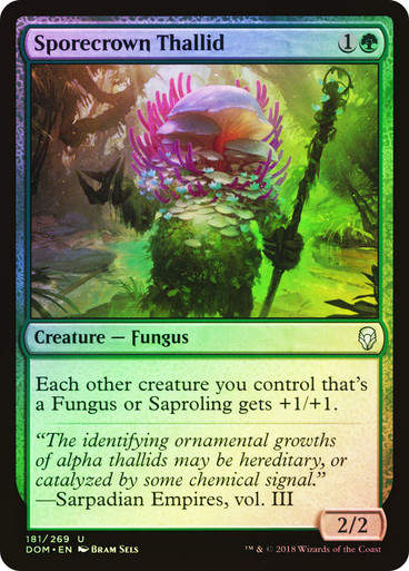 Sporecrown Thallid (DOM) (181) / Foil