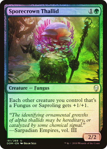 Sporecrown Thallid (DOM) (181) / Foil