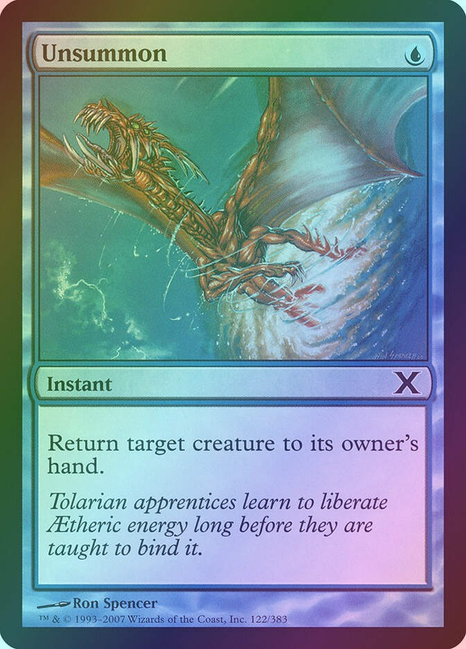 Unsummon (10E) (122) / Foil
