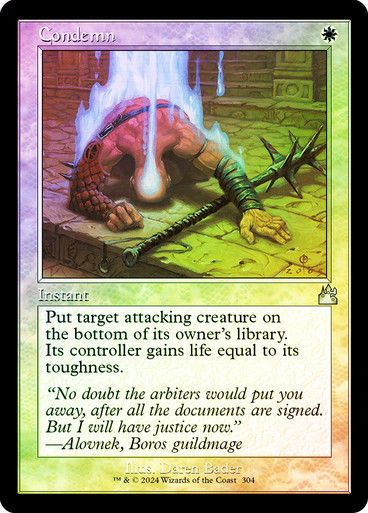Condemn (rvr) (304) / Retro / Foil