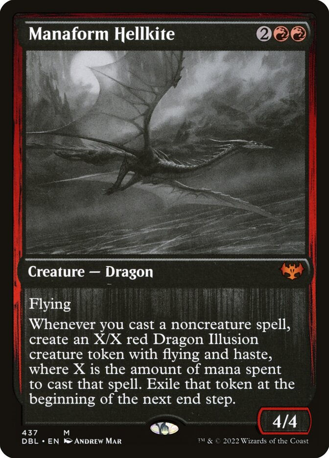 Manaform Hellkite (DBL) (437)