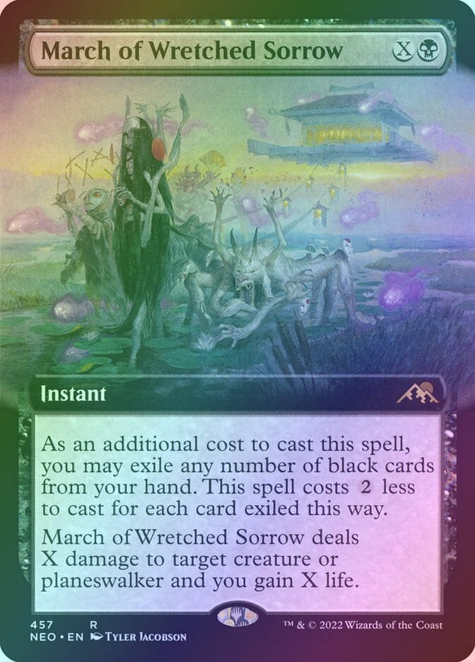 March of Wretched Sorrow (NEO) (457) / Extended Art / Foil