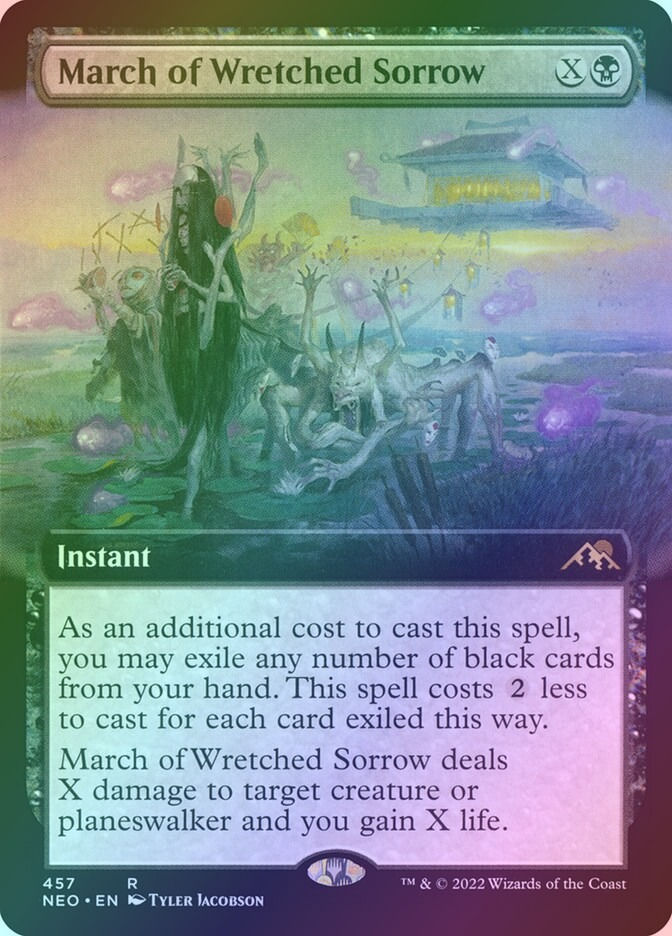 March of Wretched Sorrow (NEO) (457) / Extended Art / Foil