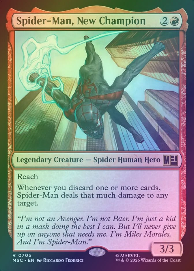 Spider-Man, New Champion (MSC) (705) / Foil