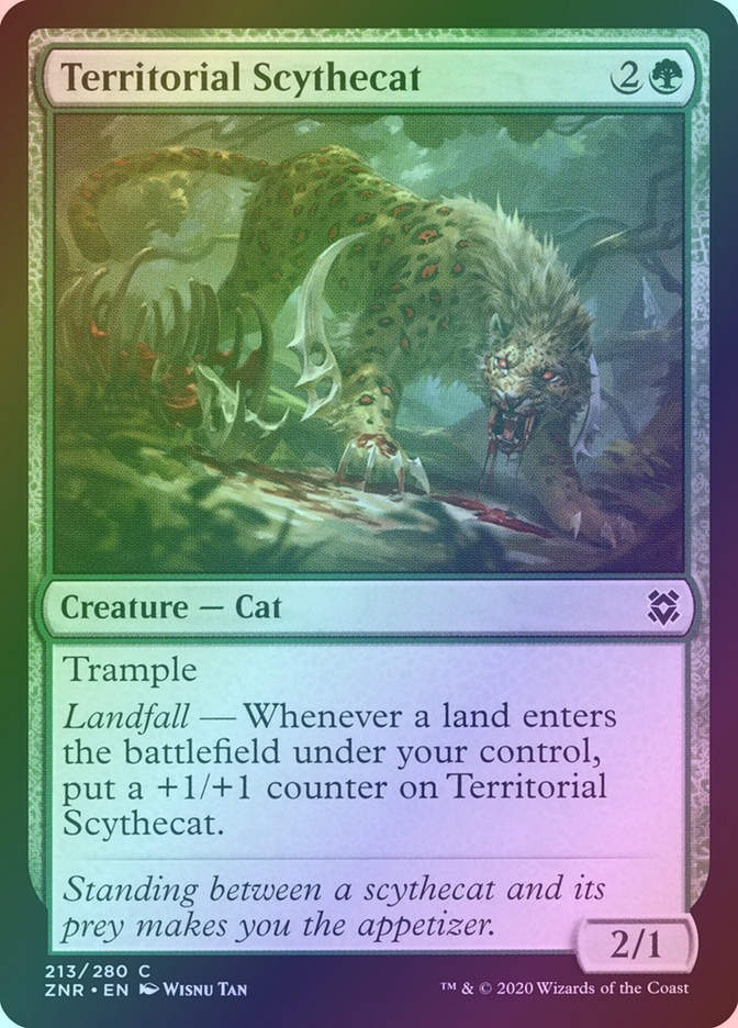 Territorial Scythecat (ZNR) (213) / Foil
