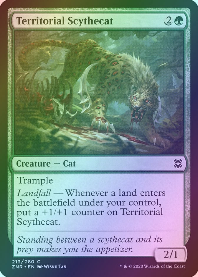 Territorial Scythecat (ZNR) (213) / Foil