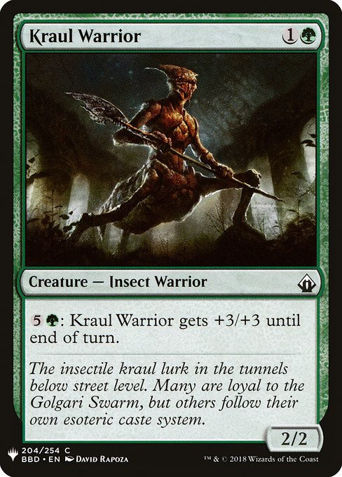 Kraul Warrior (PLST) (BBD-204)