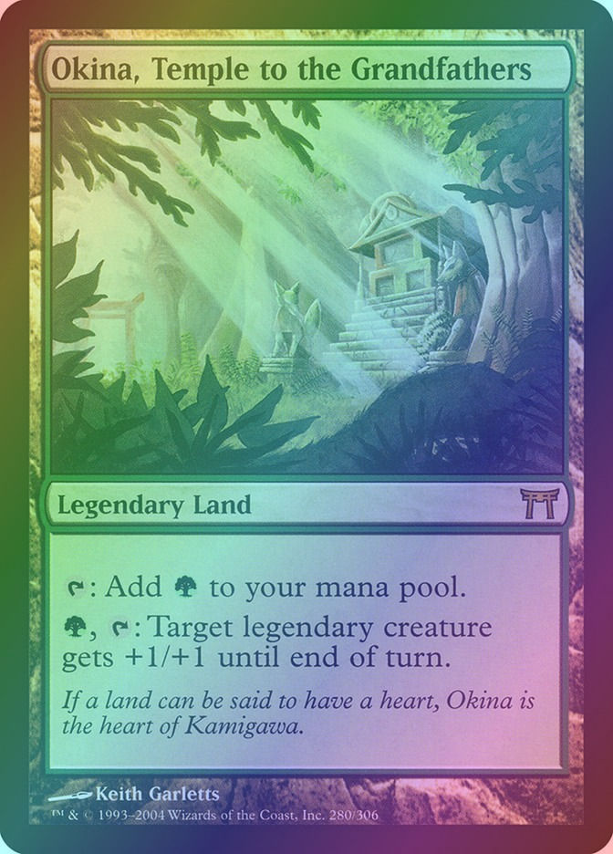 Okina, Temple to the Grandfathers (CHK) (280) / Foil
