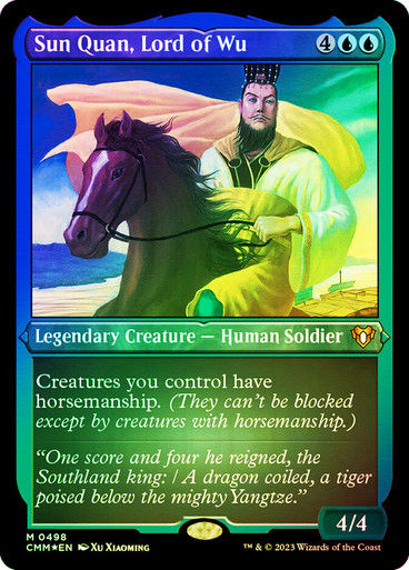 Sun Quan, Lord of Wu (cmm) / Foil Etched