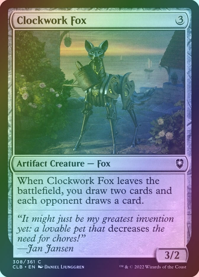 Clockwork Fox (CLB) (308) / Foil