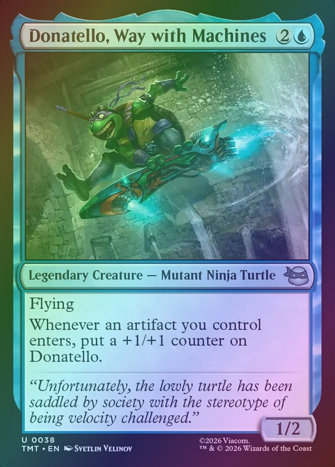 Donatello, Way with Machines (TMT) (38) / Foil