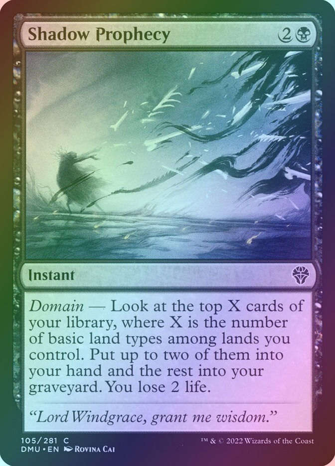 Shadow Prophecy (DMU) (105) / Foil