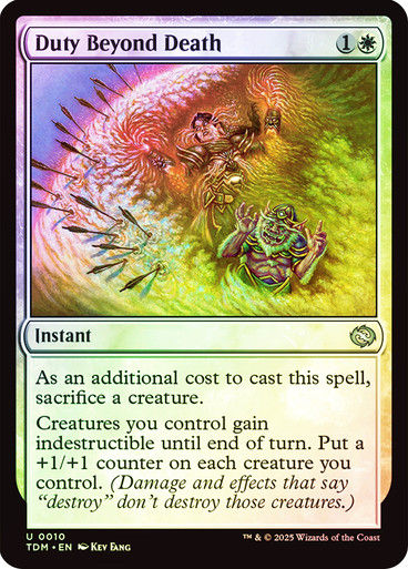 Duty Beyond Death (TDM) (10) / Foil