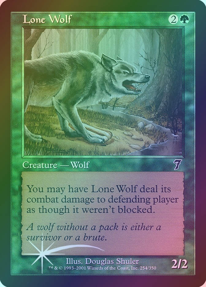 Lone Wolf (7ED) (254★) / Foil