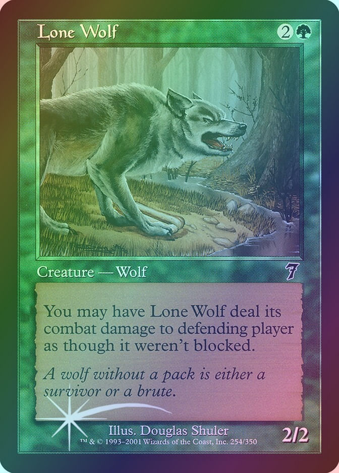 Lone Wolf (7ED) (254★) / Foil