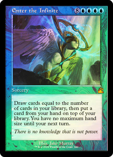 Enter the Infinite (rvr) (449) / Retro / Foil
