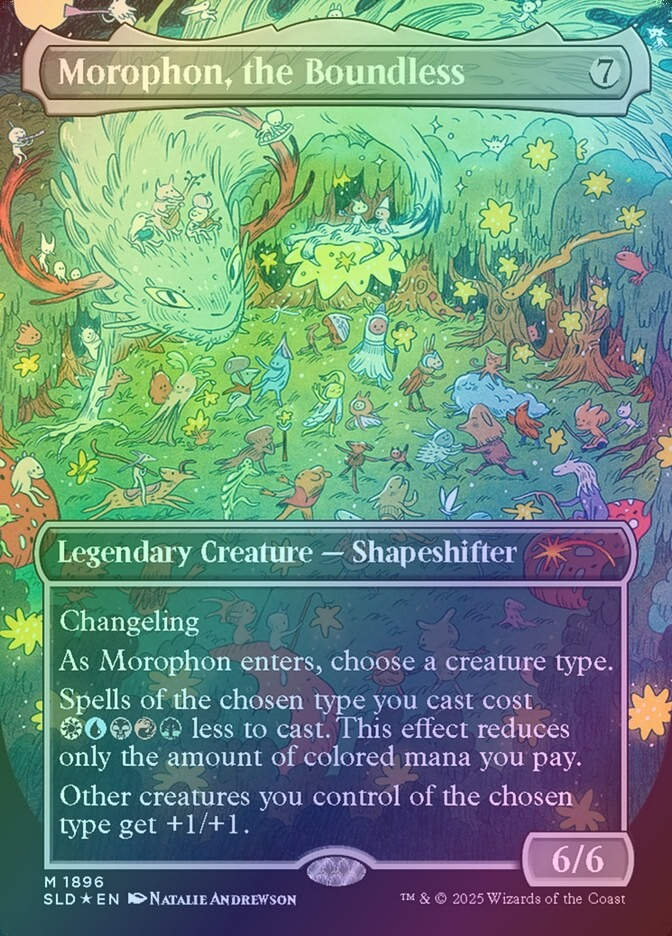 Morophon, the Boundless (SLD) (1896) / Borderless / Rainbow Foil