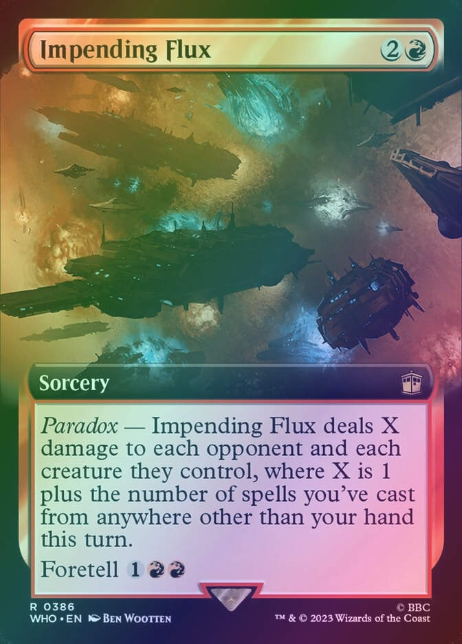 Impending Flux (WHO) (386) / Extended Art / Foil