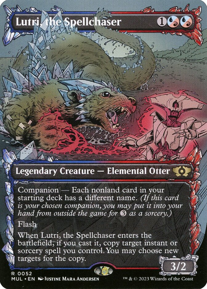 Lutri, the Spellchaser (MUL) (52) / Borderless / Showcase