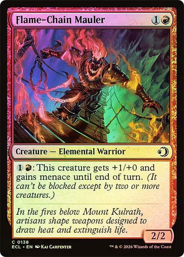 Flame-Chain Mauler (ECL) (138) / Foil