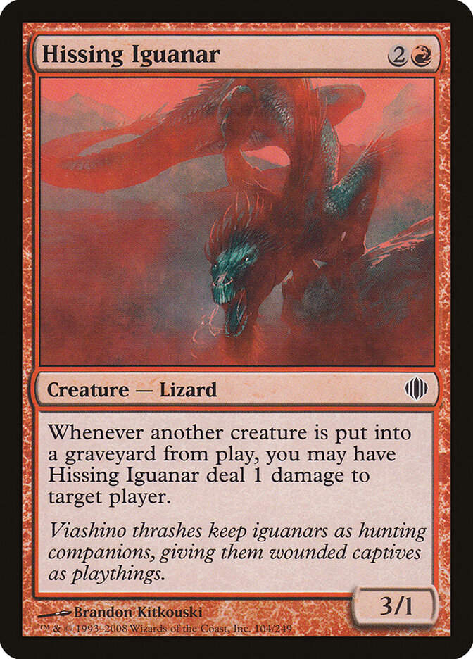 Hissing Iguanar (ALA) (104)