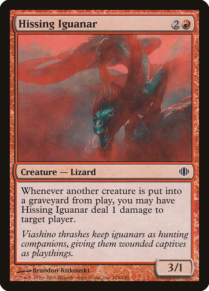 Hissing Iguanar (ALA) (104)
