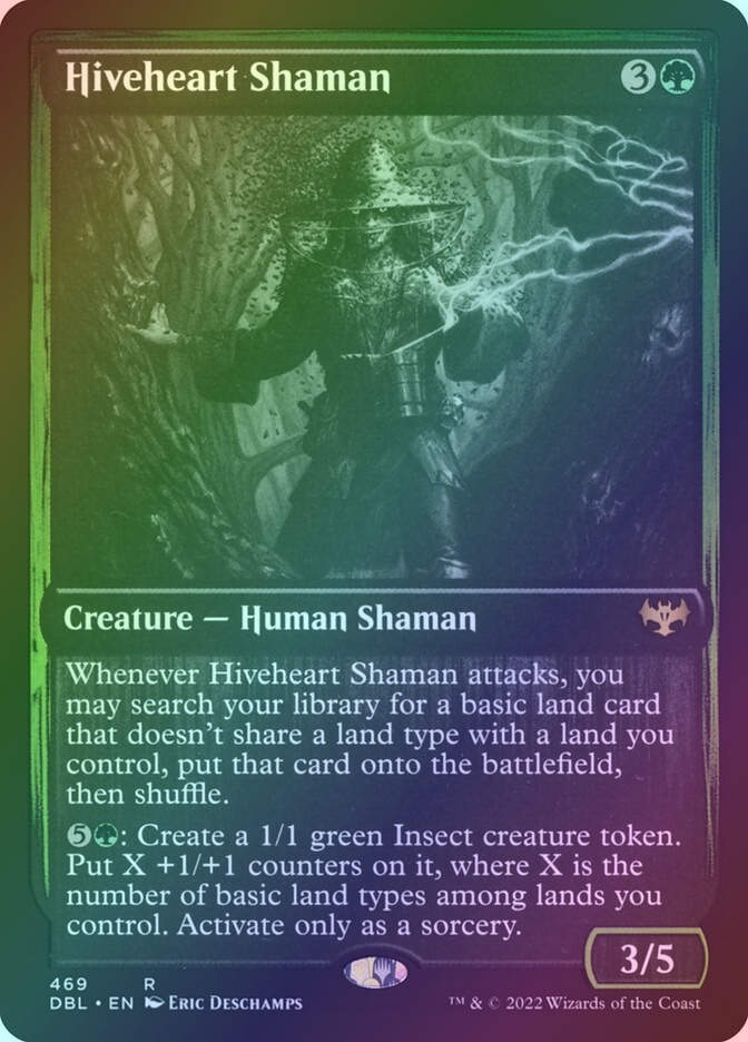 Hiveheart Shaman (DBL) (469) / Foil