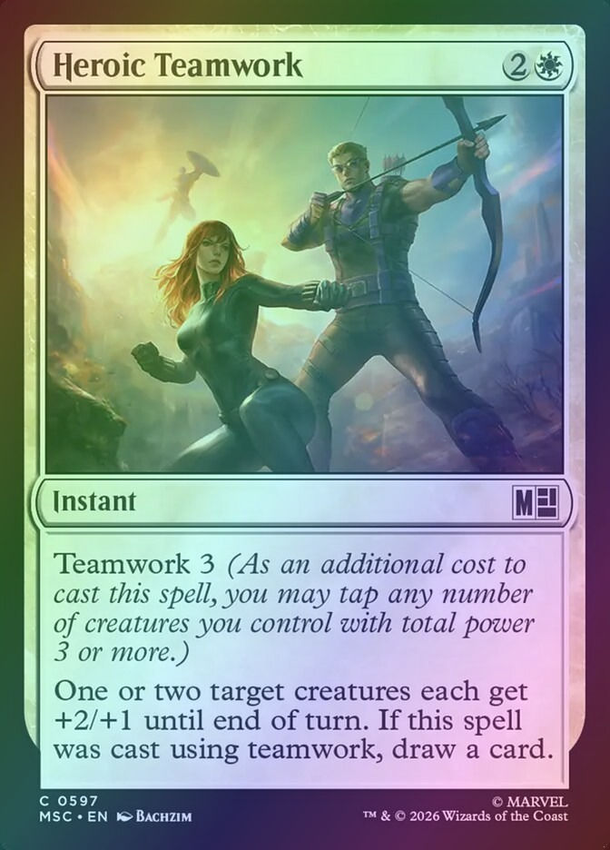 Heroic Teamwork (MSC) (597) / Foil