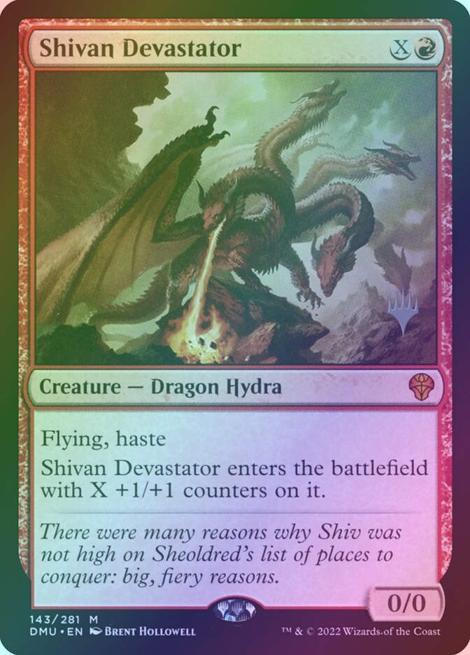 Shivan Devastator (PDMU) (143p) / Foil