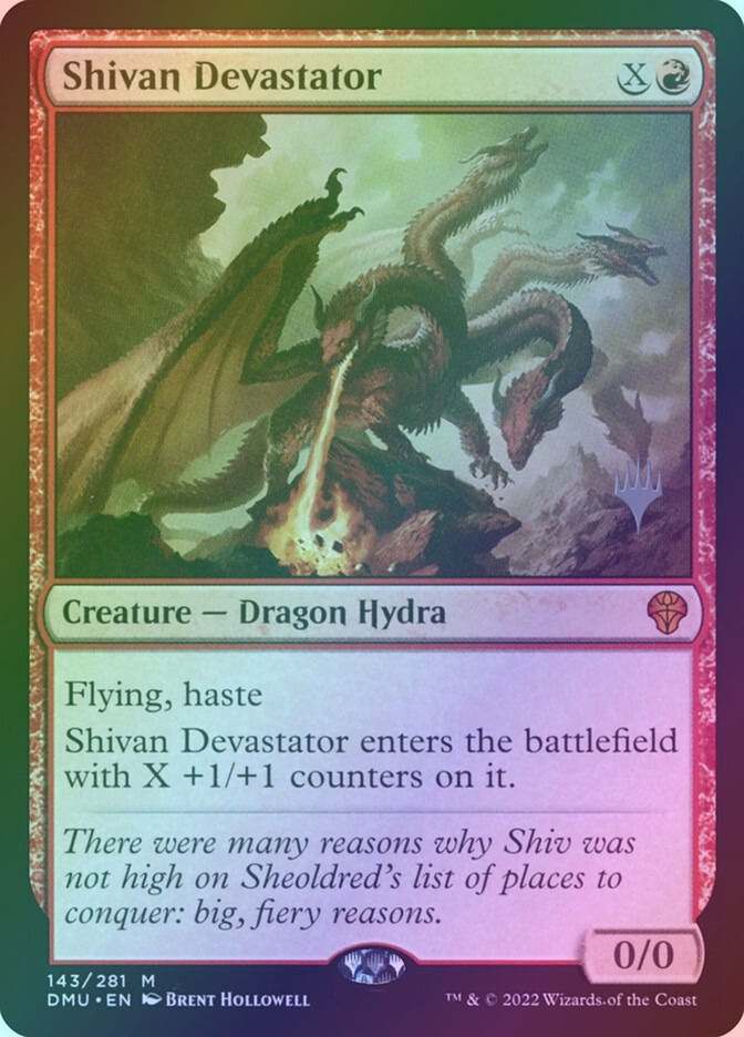 Shivan Devastator (PDMU) (143p) / Foil