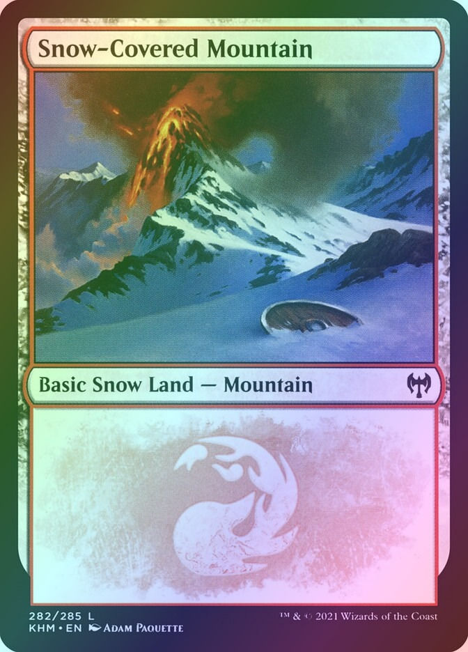 Snow-Covered Mountain (KHM) (282) / Foil