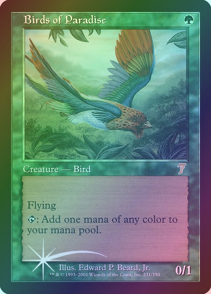 Birds of Paradise (7ED) (231★) / Foil