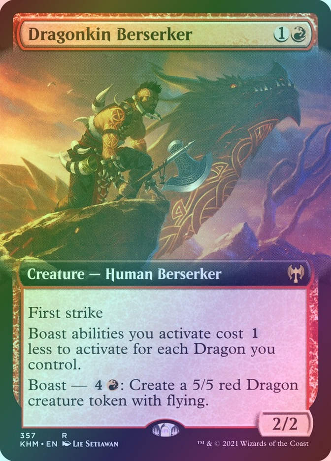Dragonkin Berserker (KHM) (357) / Extended Art / Foil